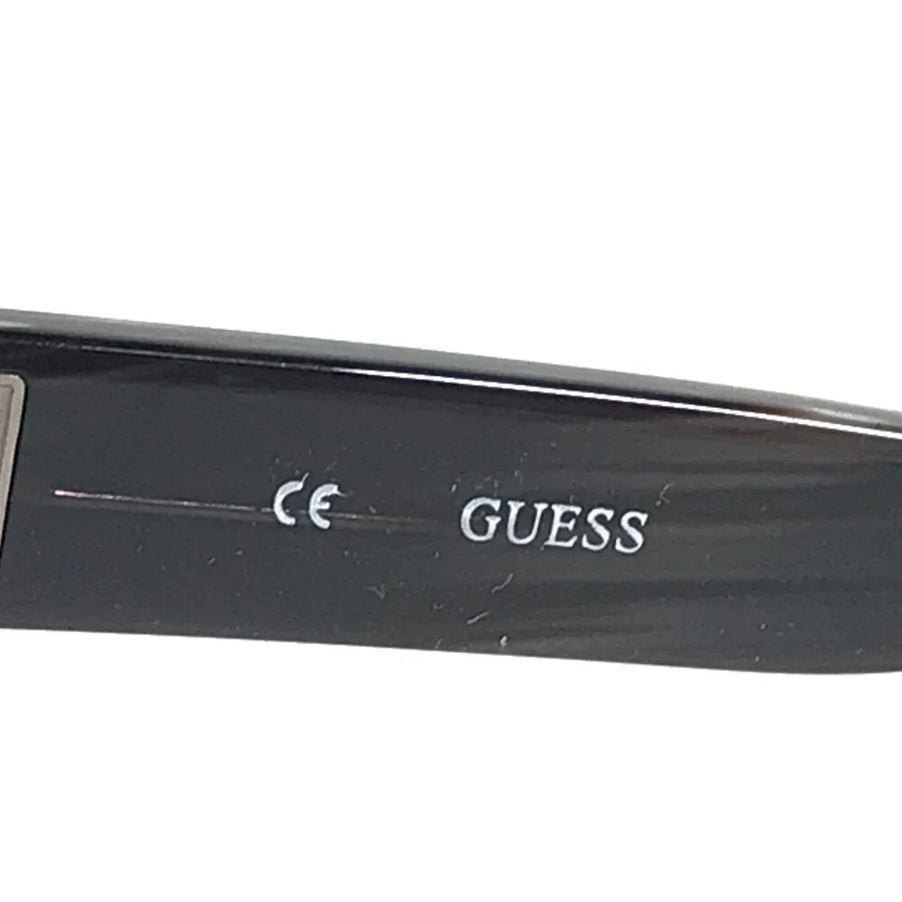 Guess Eyeglasses Frames GU1753 GRY Dark Purple Horn Round Full Rim 53-16-140